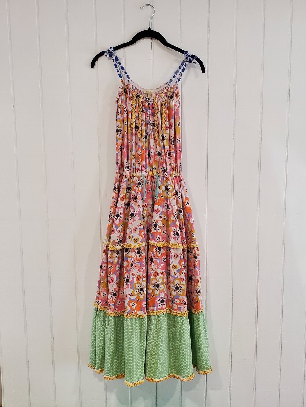 Girls Matilda Jane Maxi Dress Size 14 Floral Design Summer Dress